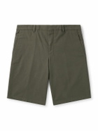 Loro Piana - Jarno Straight-Leg Stretch-Cotton Bermuda Shorts - Green