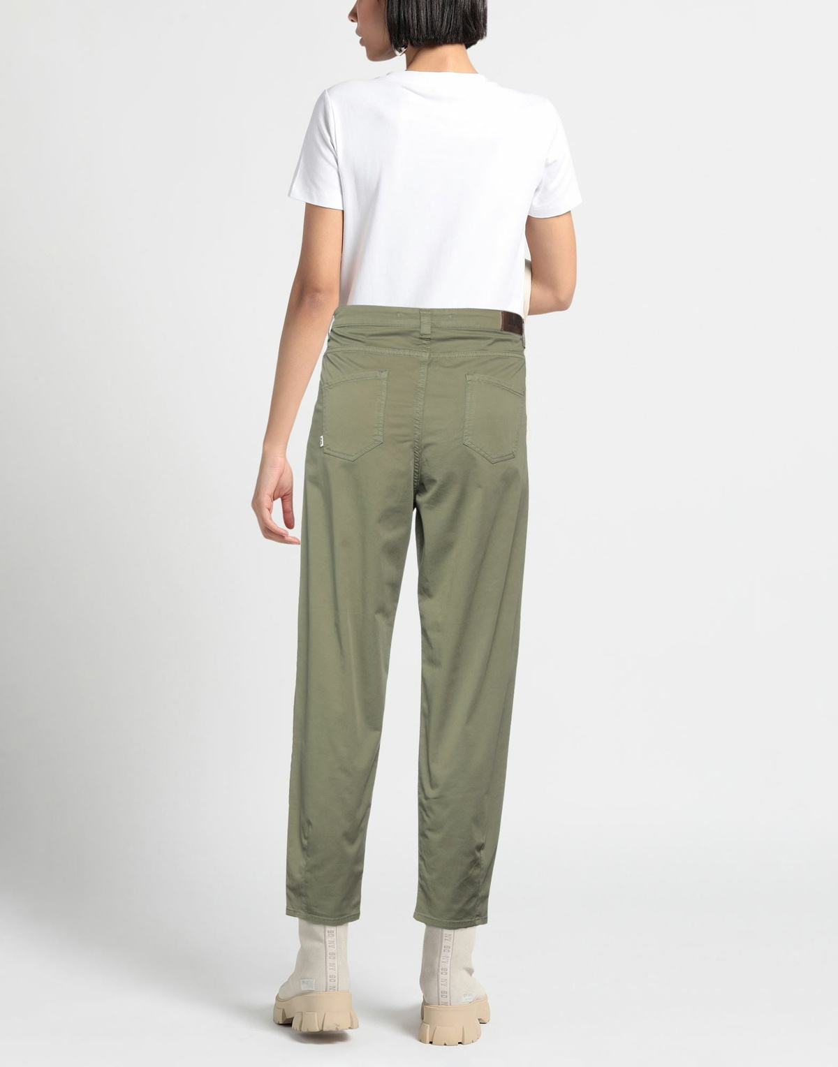 Jijil Womens Pants Military in Green