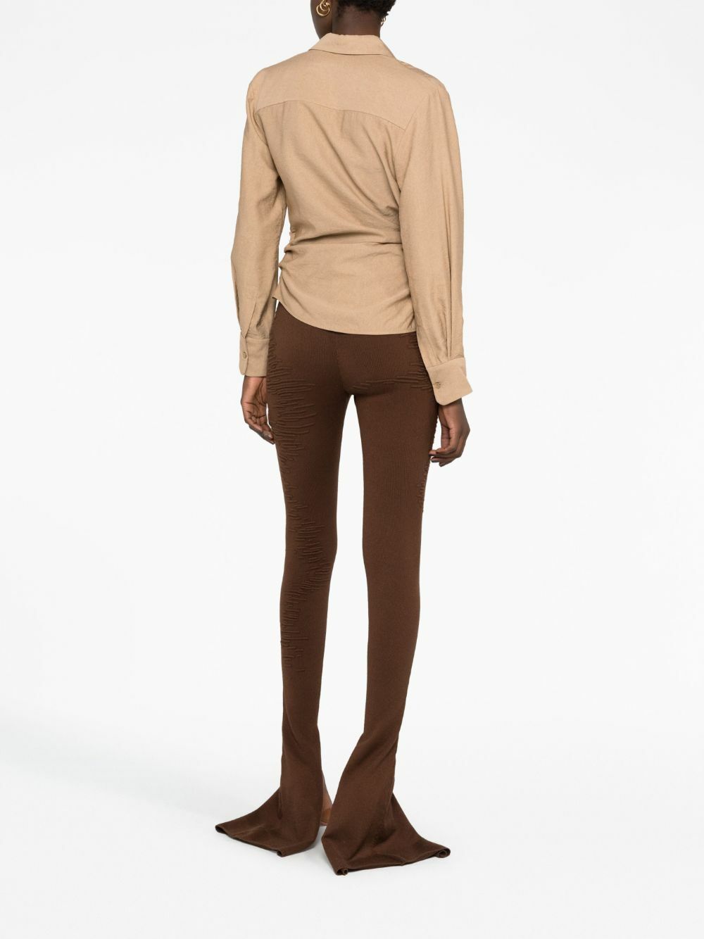 Selasi Brown Muscle Leggings
