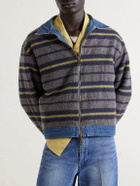 KAPITAL - Virgin Mary Reversible Corduroy-Trimmed Denim Jacket - Blue