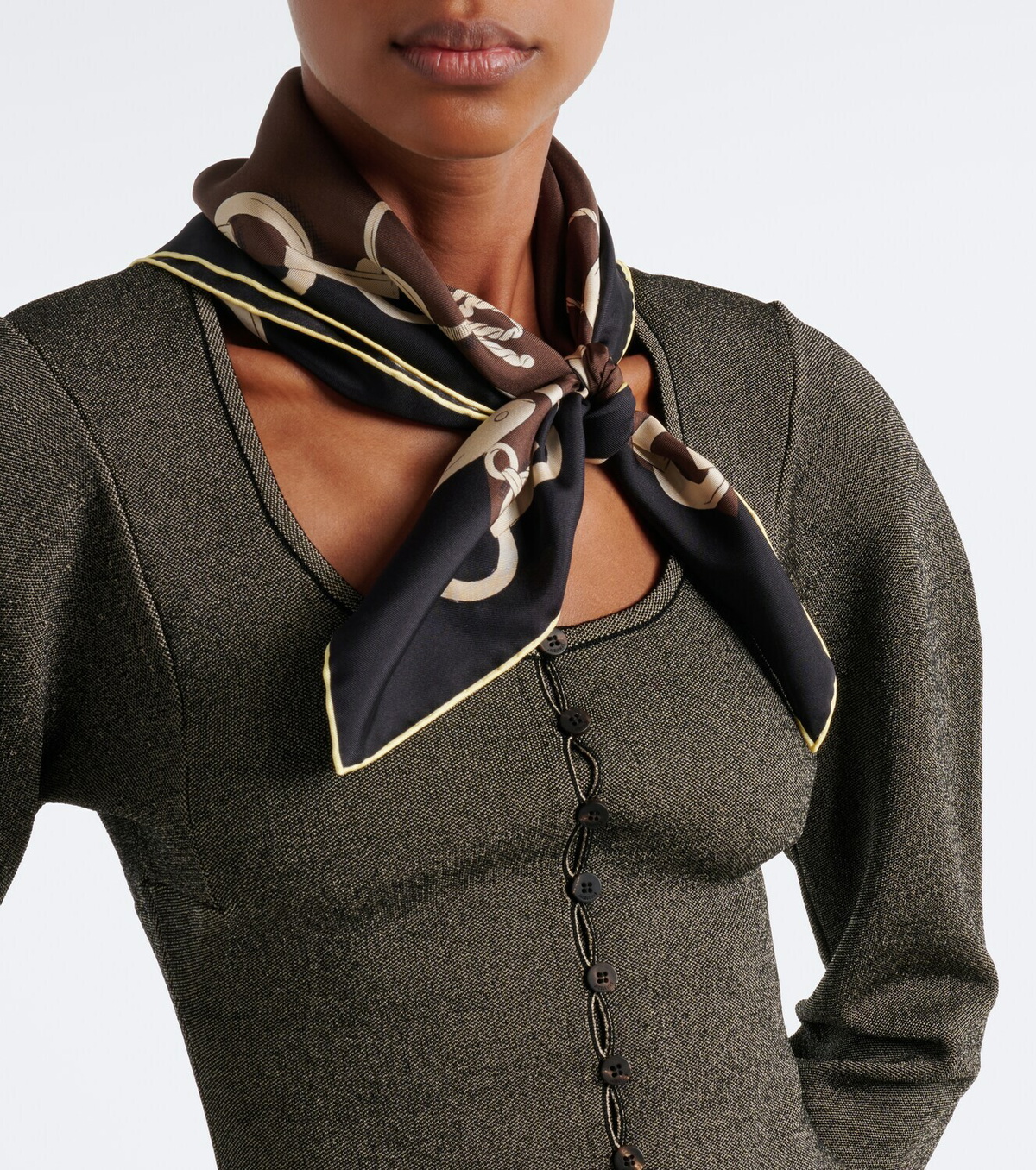 Jacquemus Pampille silk scarf