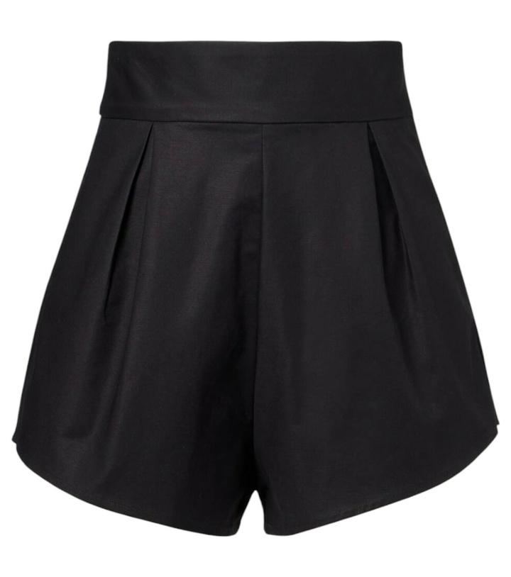 Photo: Adriana Degreas High-rise cotton-blend shorts