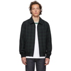 A.P.C. Green and Navy Sutherland Jacket