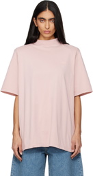 The Attico Pink Padded Shoulder T-shirt