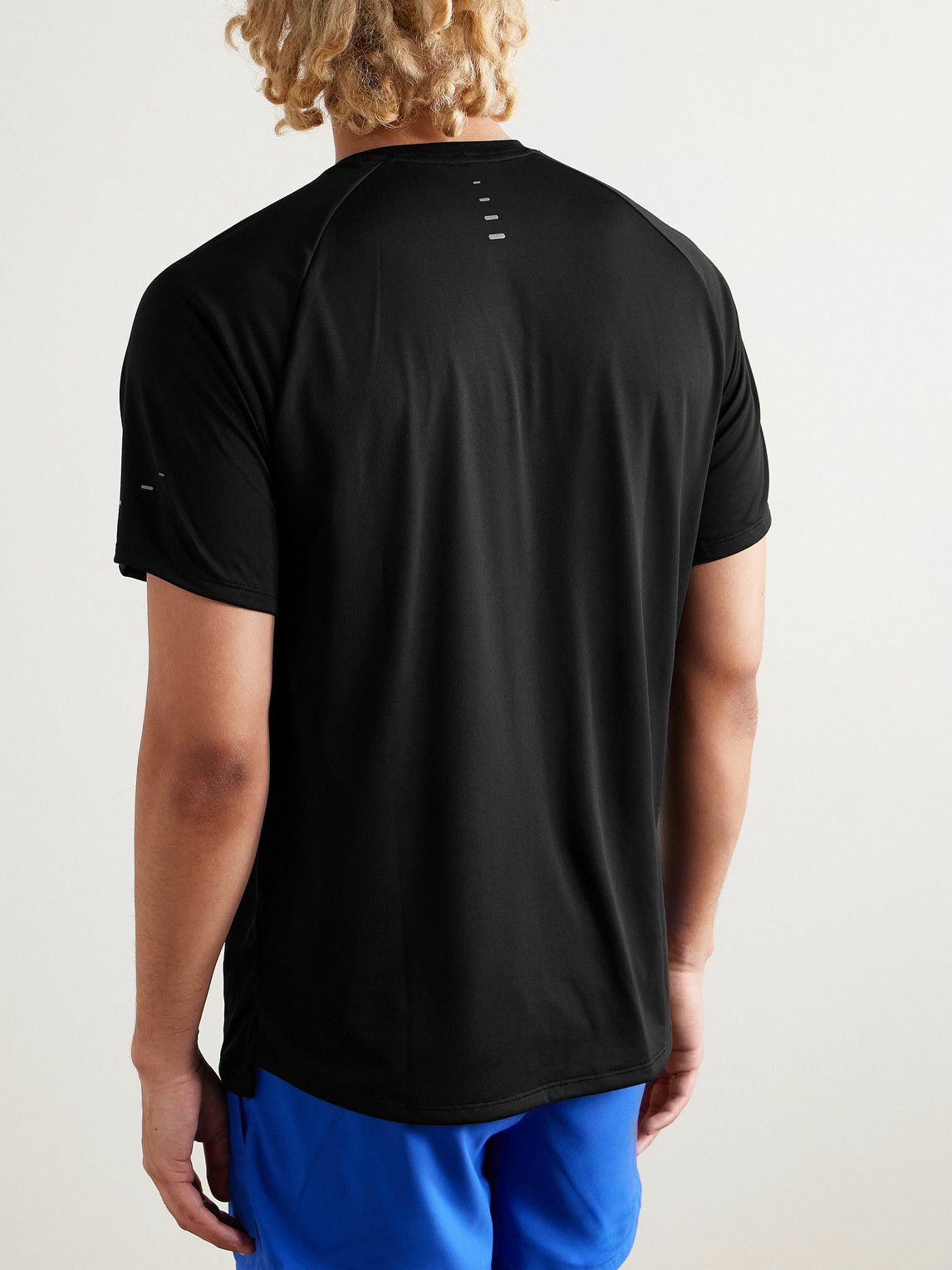 NIKE RUNNING - Stride Dri-FIT ADV Mesh T-Shirt - Black