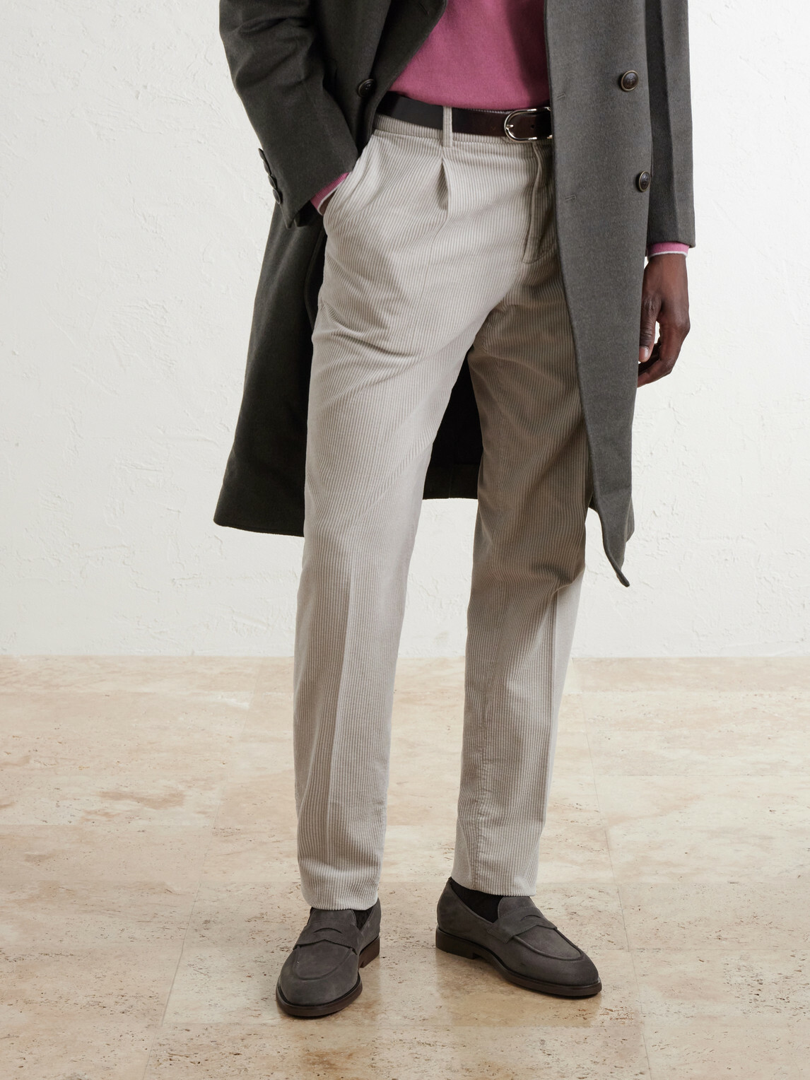 Brunello Cucinelli - Flex Suede Penny Loafers - Brown