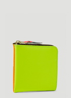 Super Fluorescent Zip Wallet in Multicolour