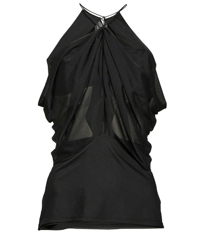 Photo: JW Anderson Halterneck chiffon top