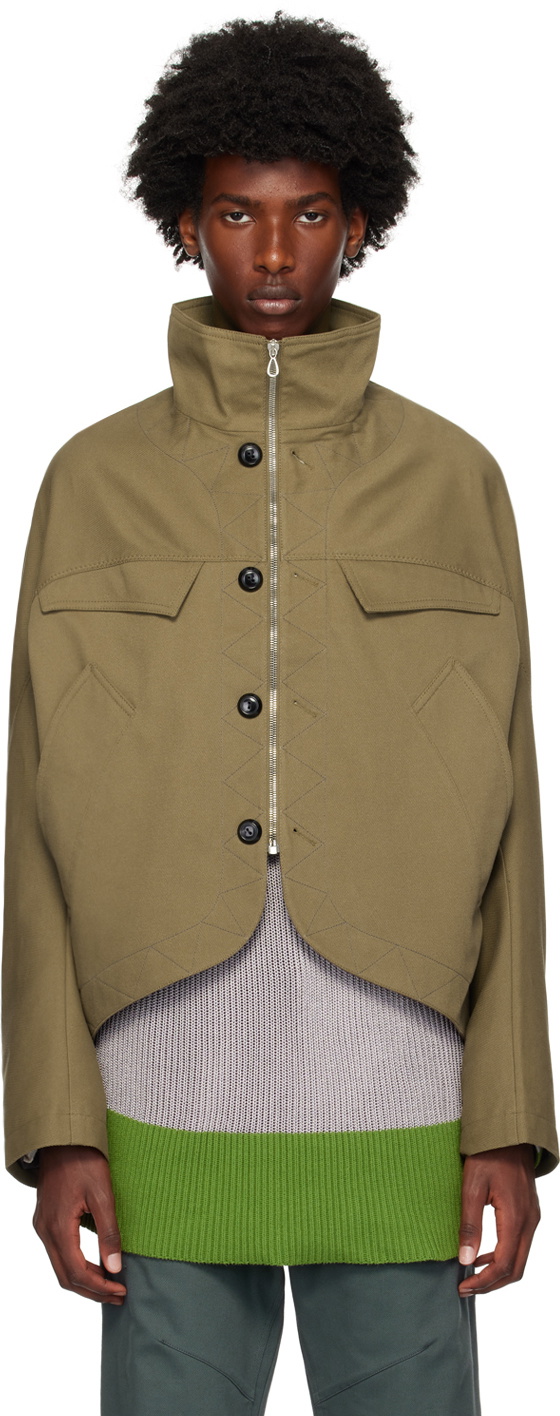 Kiko Kostadinov Khaki Jacklight Jacket Kiko Kostadinov