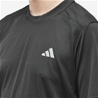 Adidas Running Men's Adidas Ultimate Knit T-Shirt in Black
