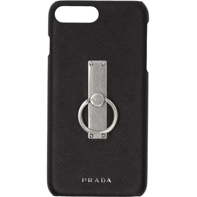 Photo: Prada Black Saffiano Ring iPhone 7and Case