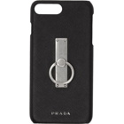 Prada Black Saffiano Ring iPhone 7and Case