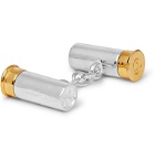 James Purdey & Sons - Sterling Silver and Gold-Tone Cufflinks - Silver