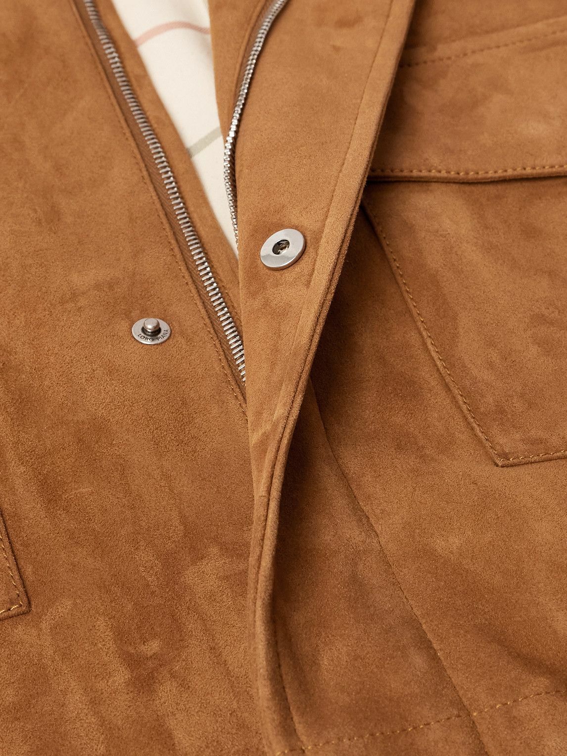 Loro Piana - Suede Field Jacket - Brown