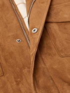 Loro Piana - Suede Field Jacket - Brown