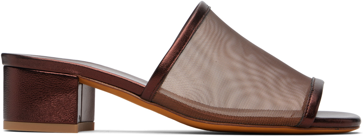 Maryam Nassir Zadeh Brown Sophie Heeled Sandals