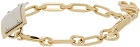 Dolce & Gabbana Gold Military Logo Bracelet