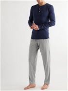 Schiesser - Josef Cotton-Jersey Pyjama Trousers - Gray