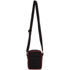 Alexander McQueen Black and Red Mini Messenger Bag