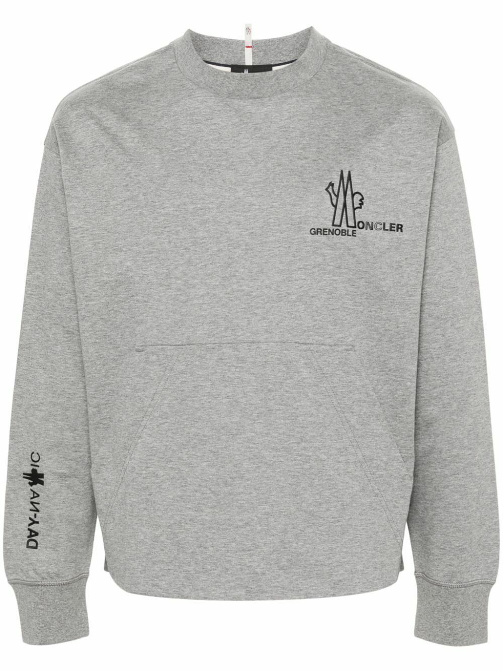 Tシャツ・カットソー MONCLER GRENOBLE Embroidered Wool Blend Tricot Sweater Moncler Embroidered Wool Blend Tricot Sweater In 999 | ModeSens