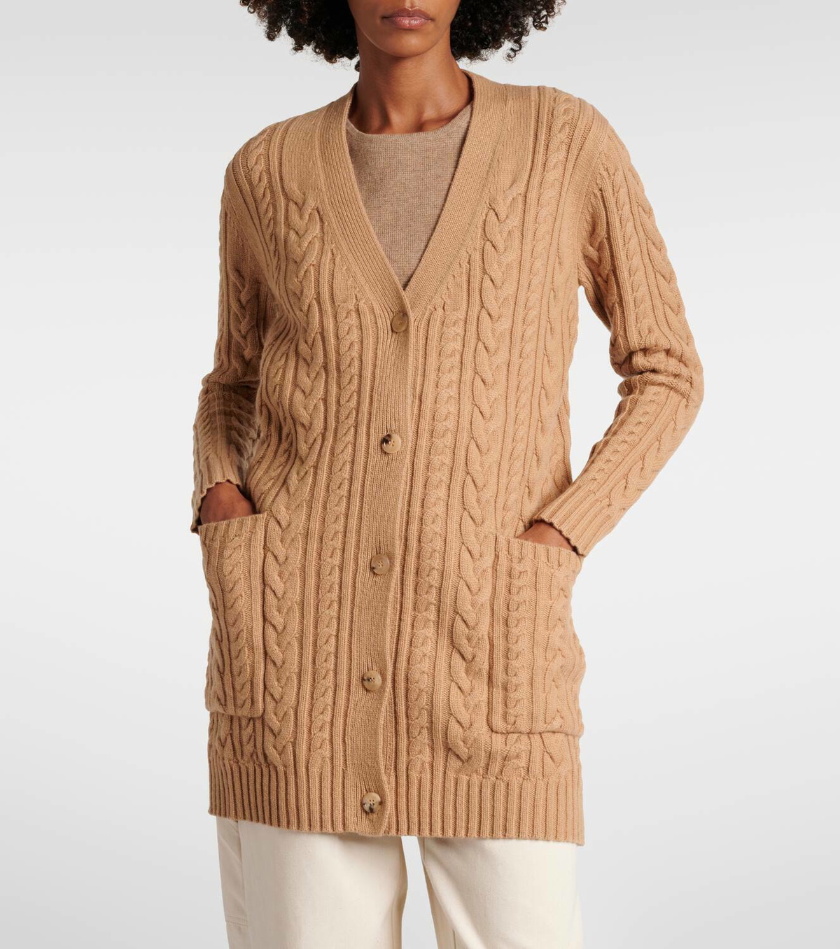 Max Mara Calotta wool and cashmere cardigan