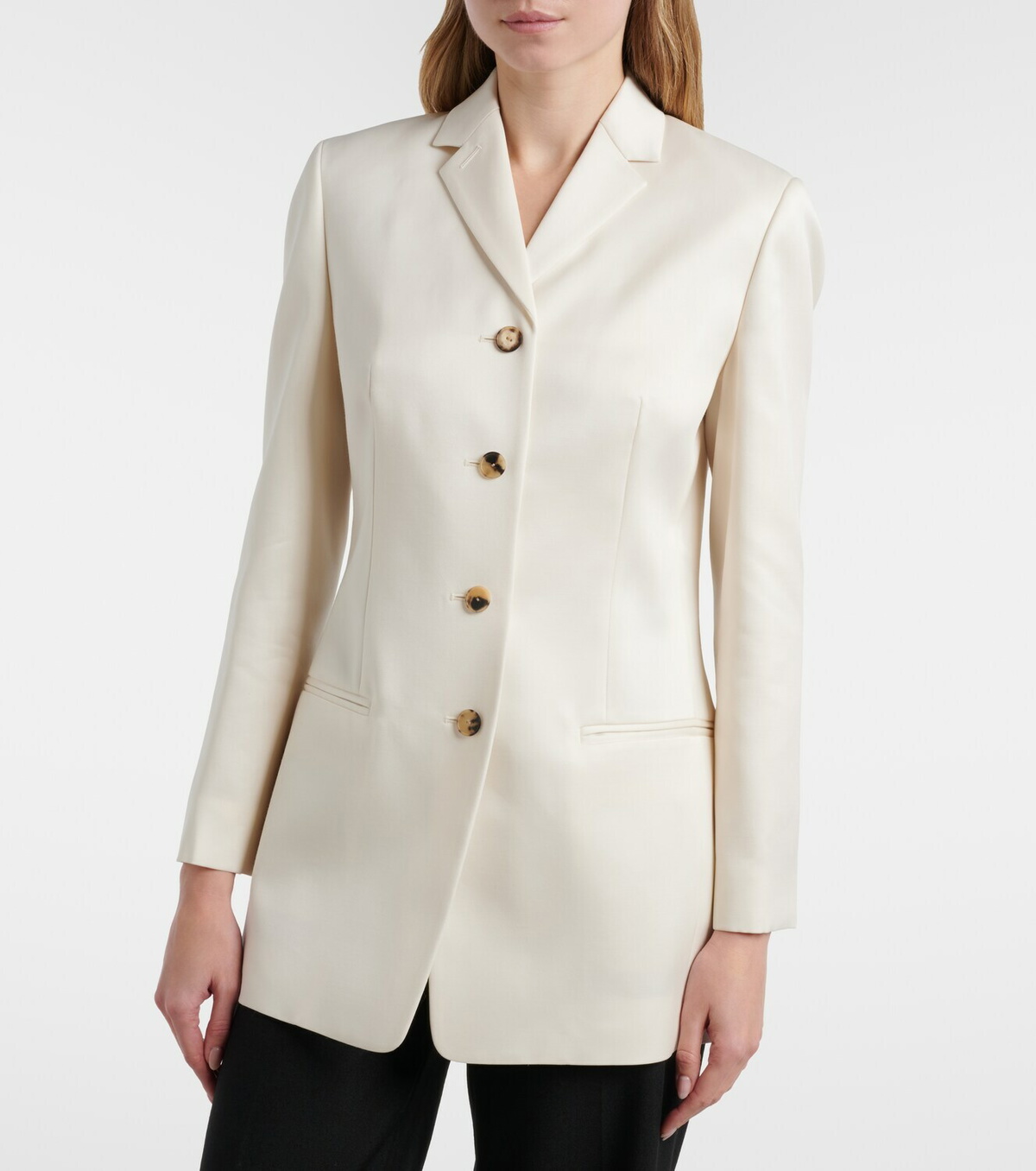 Calvin Klein Collection Adrian wool and silk blazer