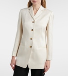 Calvin Klein Collection Adrian wool and silk blazer