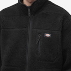Dickies Men's Mount Hope Sherpa Fleece Jacket in Black