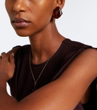 Victoria Beckham Ambra gold-plated clip-on earrings