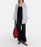 Vince Cotton, rayon, and linen balloon pants