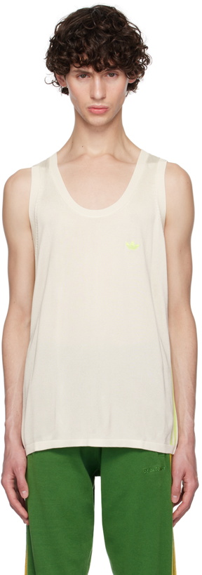 Photo: Wales Bonner Off-White adidas Originals Edition Embroidered Logo Tank Top