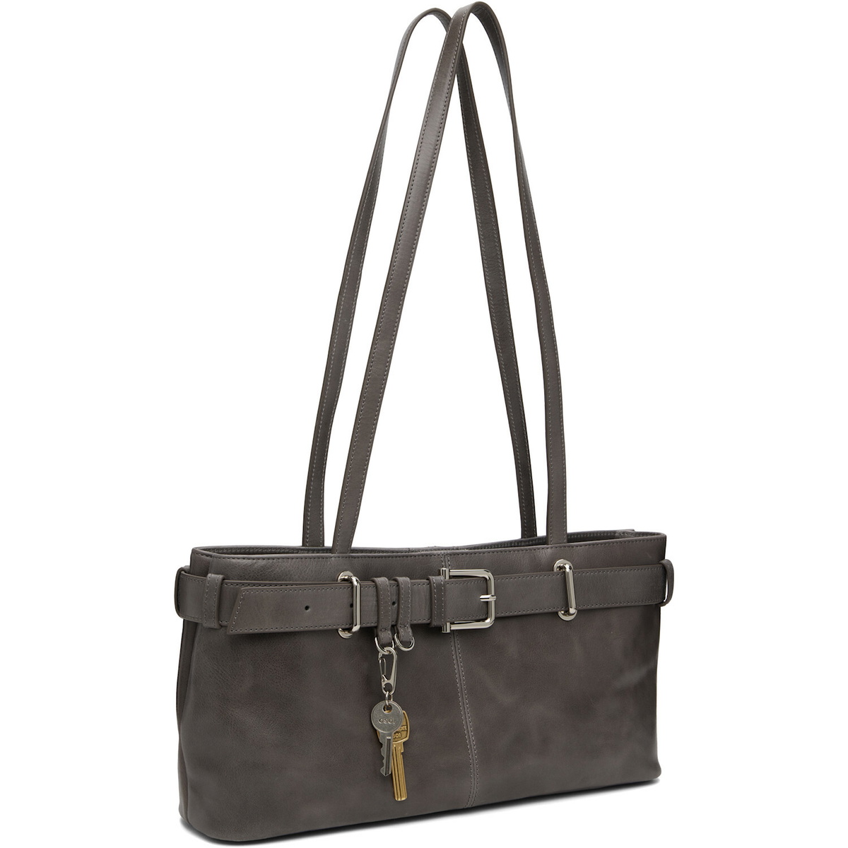 OSOI Gray Shoulder Brocle Bag