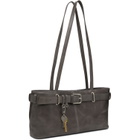 OSOI Gray Shoulder Brocle Bag