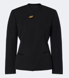 Bottega Veneta Wool grain de poudre blazer