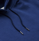 Norse Projects - Vagn Slim-Fit Mélange Loopback Cotton-Jersey Hoodie - Blue