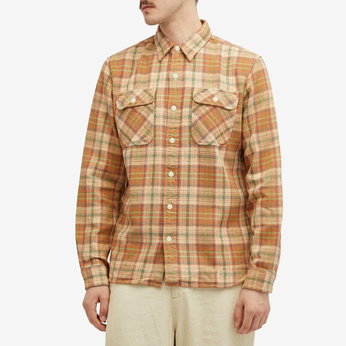 トップス RRL Checked S/S shirt 楽天市場】RRL ダブルアールエル ラルフローレン コットン