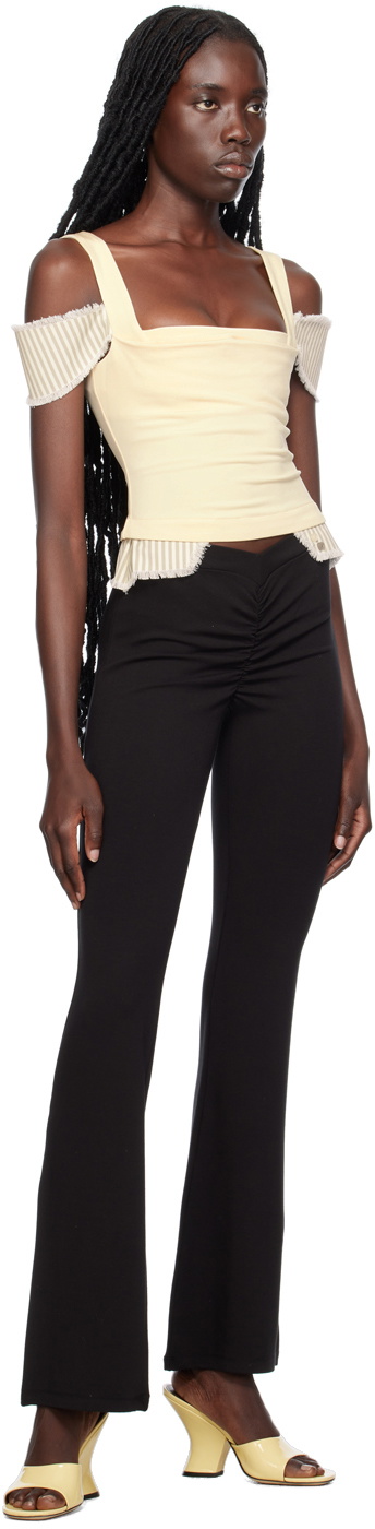 Miaou Yellow Renata Corset Top