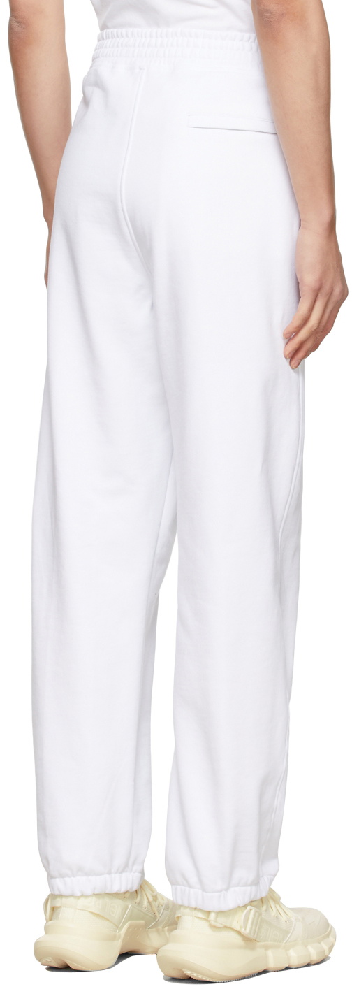Neil Barrett White Thunderbolt Lounge Pants