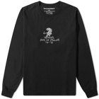 Maharishi Men's Long Sleeve Sak Yant Tiger T-Shirt in Black
