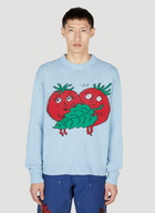 Sky High Farm Workwear Intarsia Tomatoes Sweater