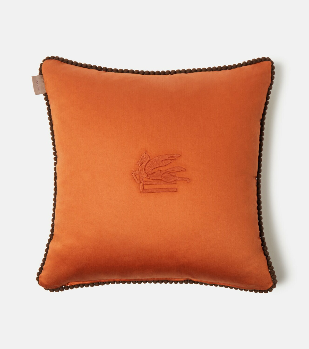 Etro Embroidered cotton cushion