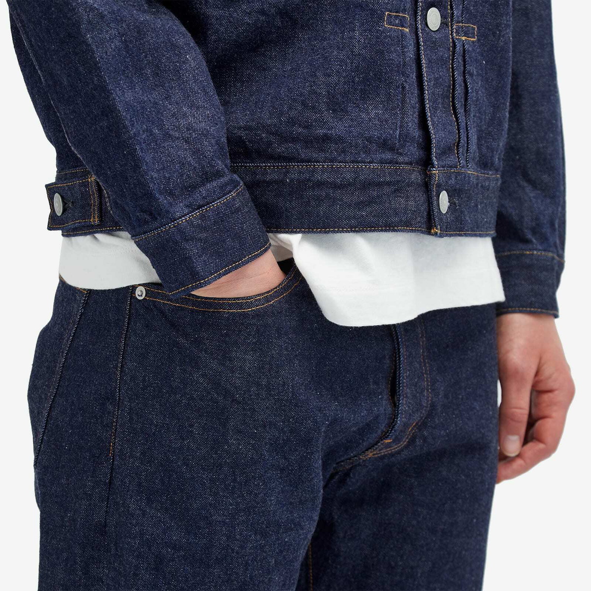 Ordinary Fits Men's 020 Ankle Denim Jeans in One Wash