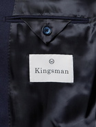 Kingsman - Double-Breasted Wool Blazer - Blue