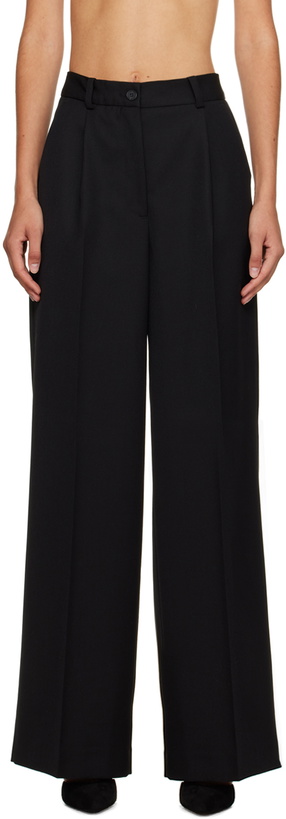 Photo: Han Kjobenhavn Black Boxy Trousers