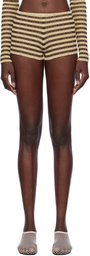 Nanushka Beige Ferra Shorts
