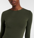 Coperni Suspended draped jersey gown