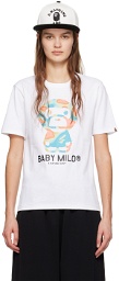 BAPE White & Green Liquid Camo Baby Milo T-Shirt