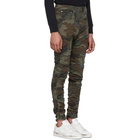 R13 Green Camo Rips Skywalker Jeans