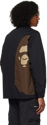 BAPE Black Giant Ape Head Coach Jacket