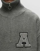 Axel Arigato Team Halfzip Sweater Grey - Mens - Pullovers